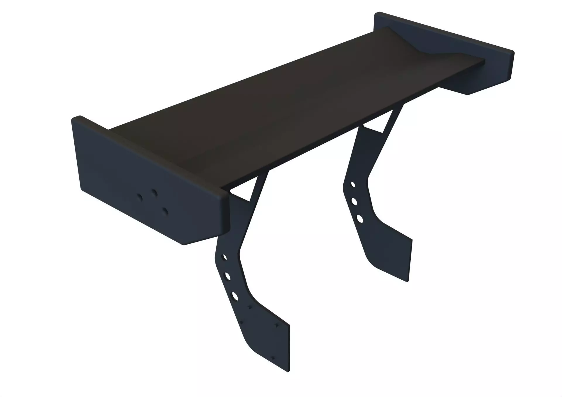 spoiler  rear tuning vehicle  3D model_0