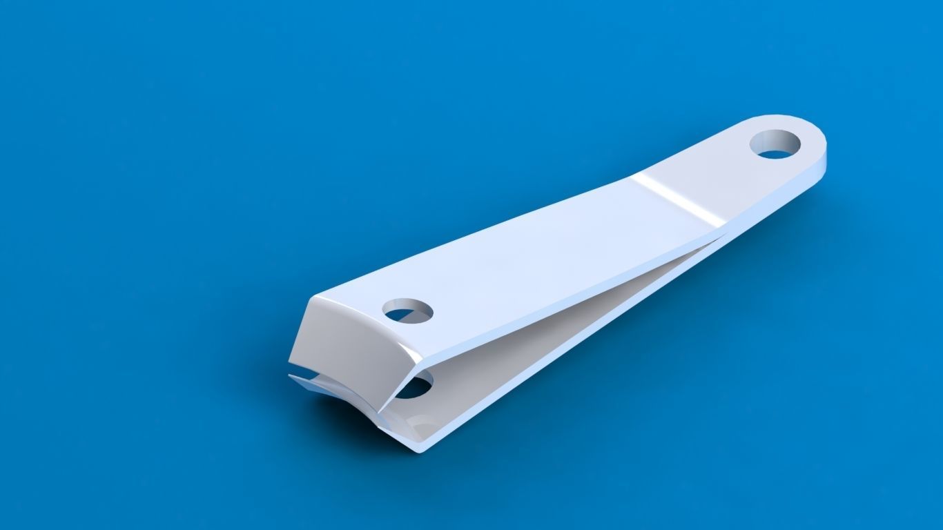 Nail clipper 3D print model_5