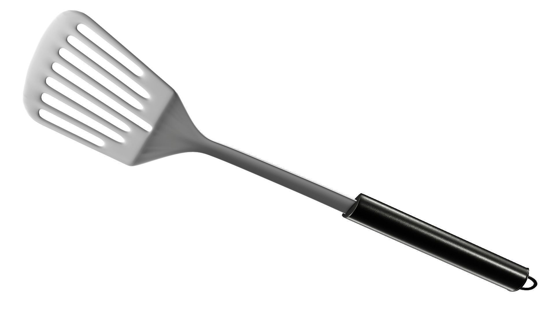 Steel Spatula 3D Model Low-poly 3D model_1