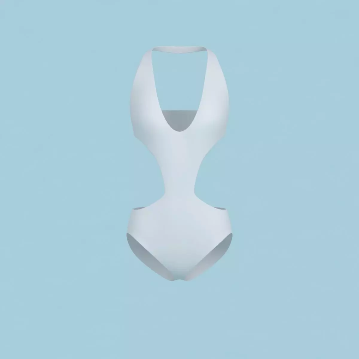 Sport Bra 2 Low-poly 3D model