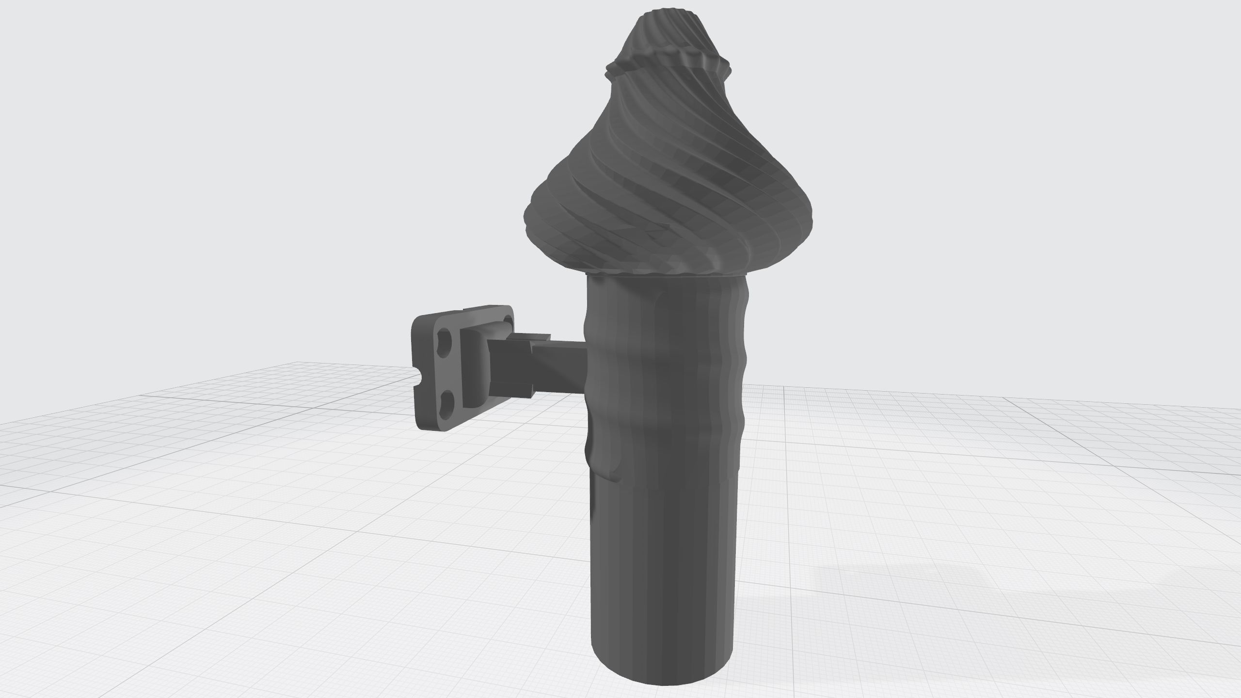 Outdoor light 3D print model_45