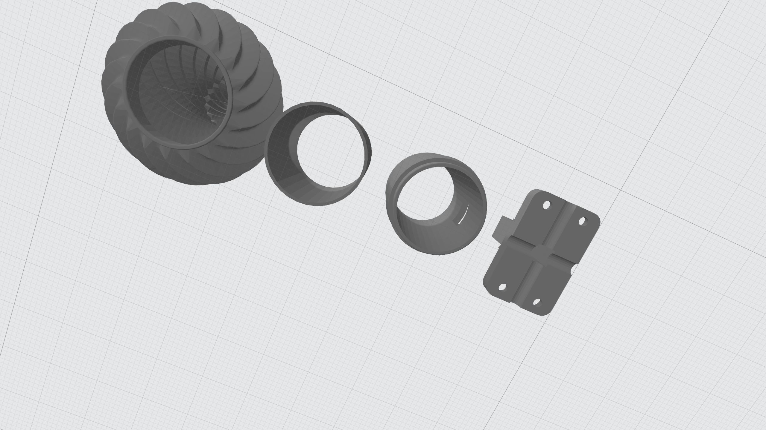 Outdoor light 3D print model_17