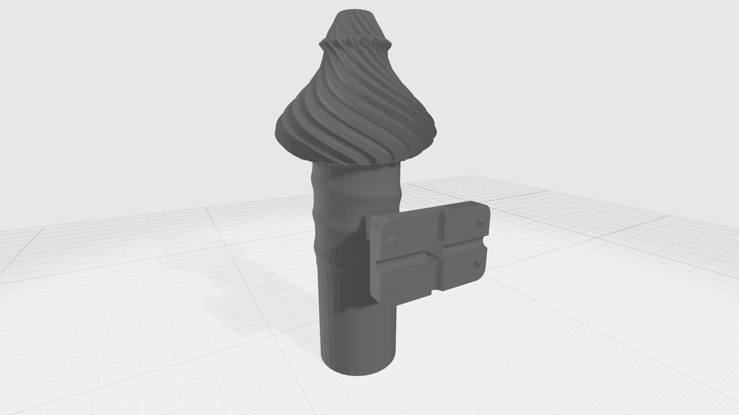 Outdoor light 3D print model_10