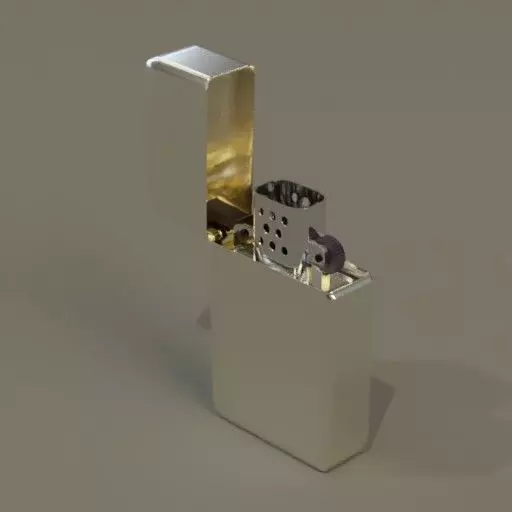 CigaretteLighter zippo 3D model