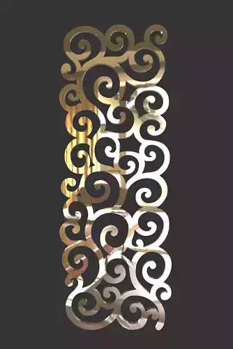 Decorative Gold panel 