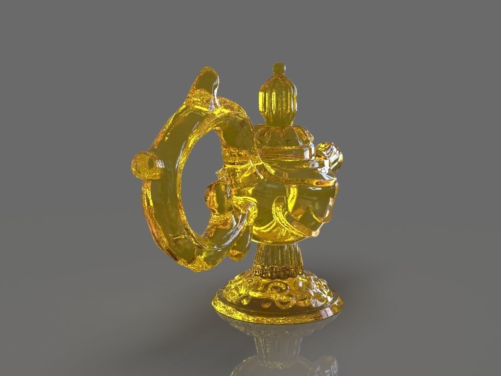 Djinn Genie Sculpture 3D Print and Timelapse 3D print model_31
