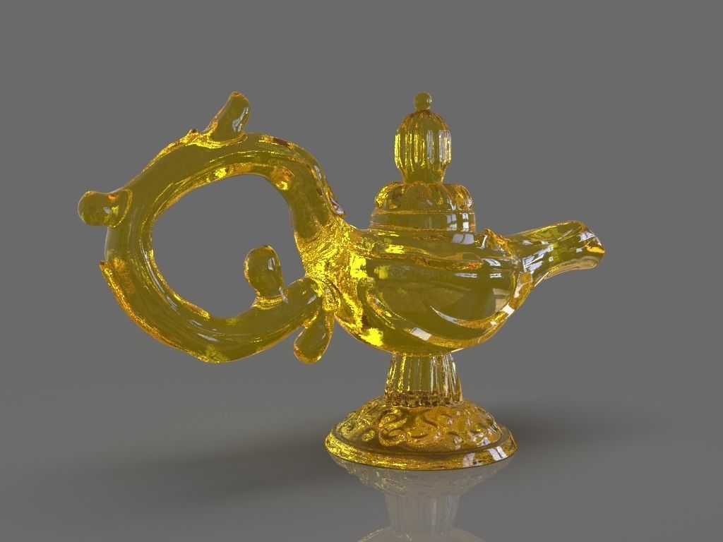 Djinn Genie Sculpture 3D Print and Timelapse 3D print model_32