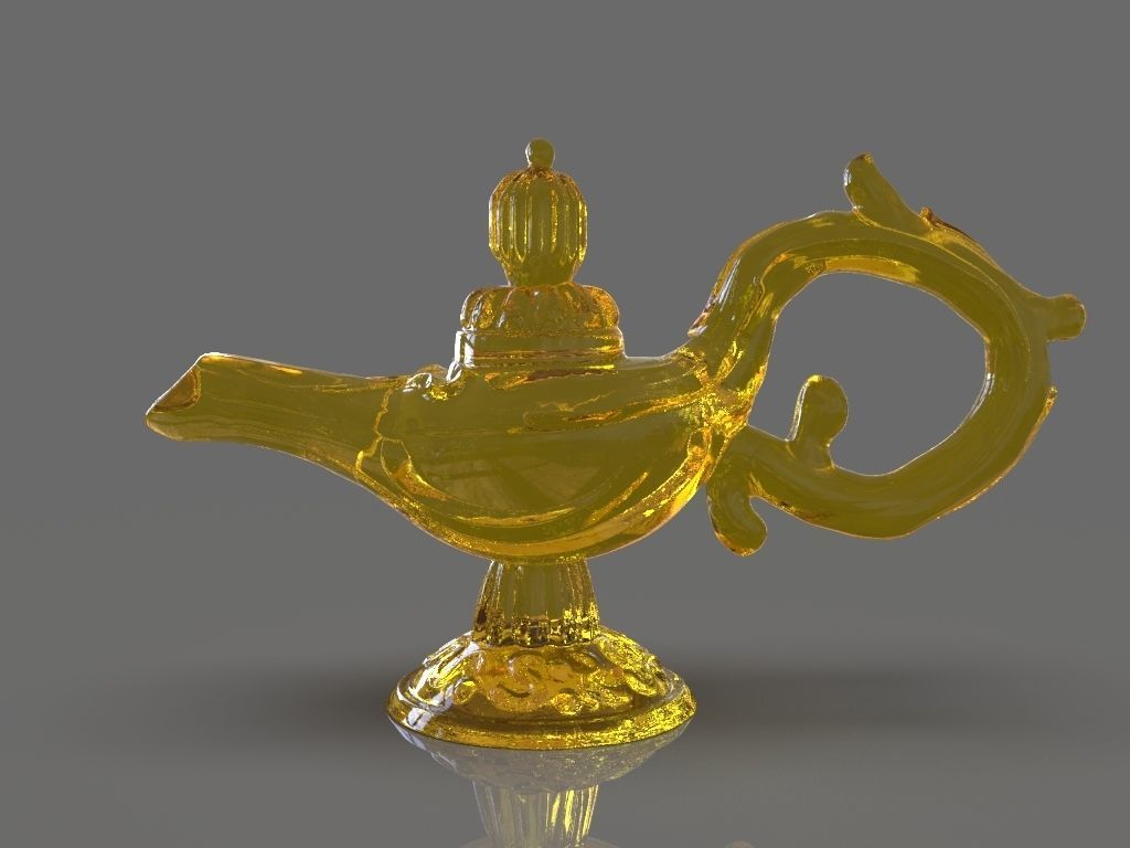 Djinn Genie Sculpture 3D Print and Timelapse 3D print model_28