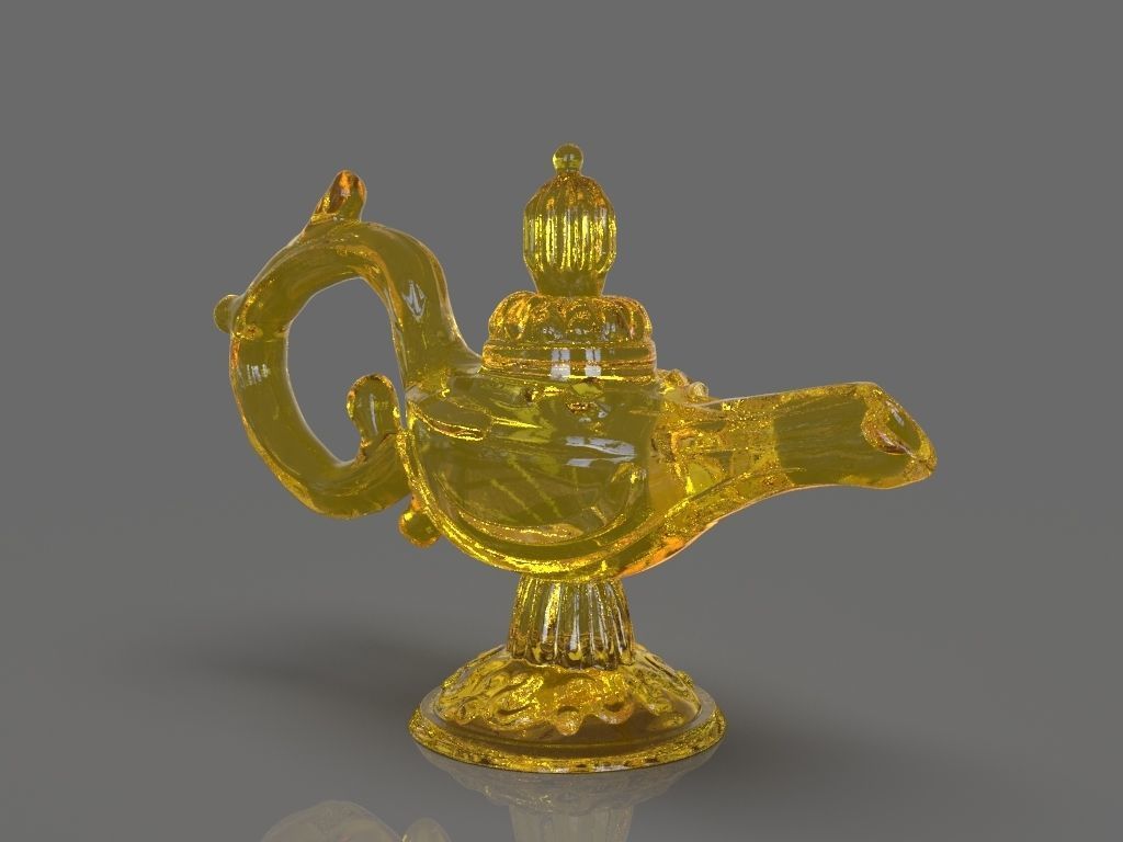 Djinn Genie Sculpture 3D Print and Timelapse 3D print model_25