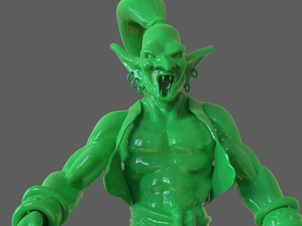 Djinn Genie Sculpture 3D Print and Timelapse 3D print model_10