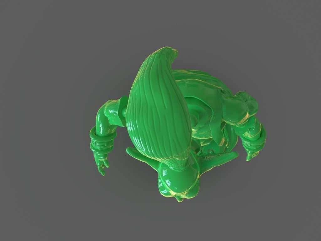 Djinn Genie Sculpture 3D Print and Timelapse 3D print model_23