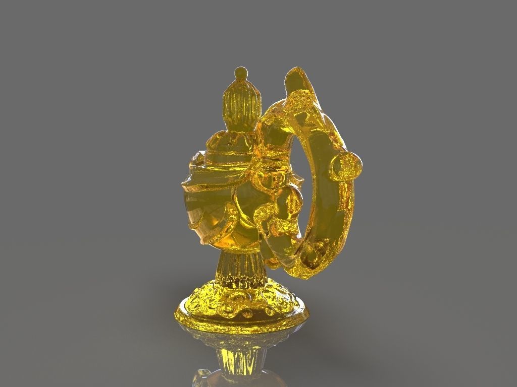 Djinn Genie Sculpture 3D Print and Timelapse 3D print model_30