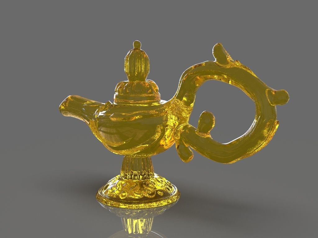 Djinn Genie Sculpture 3D Print and Timelapse 3D print model_29