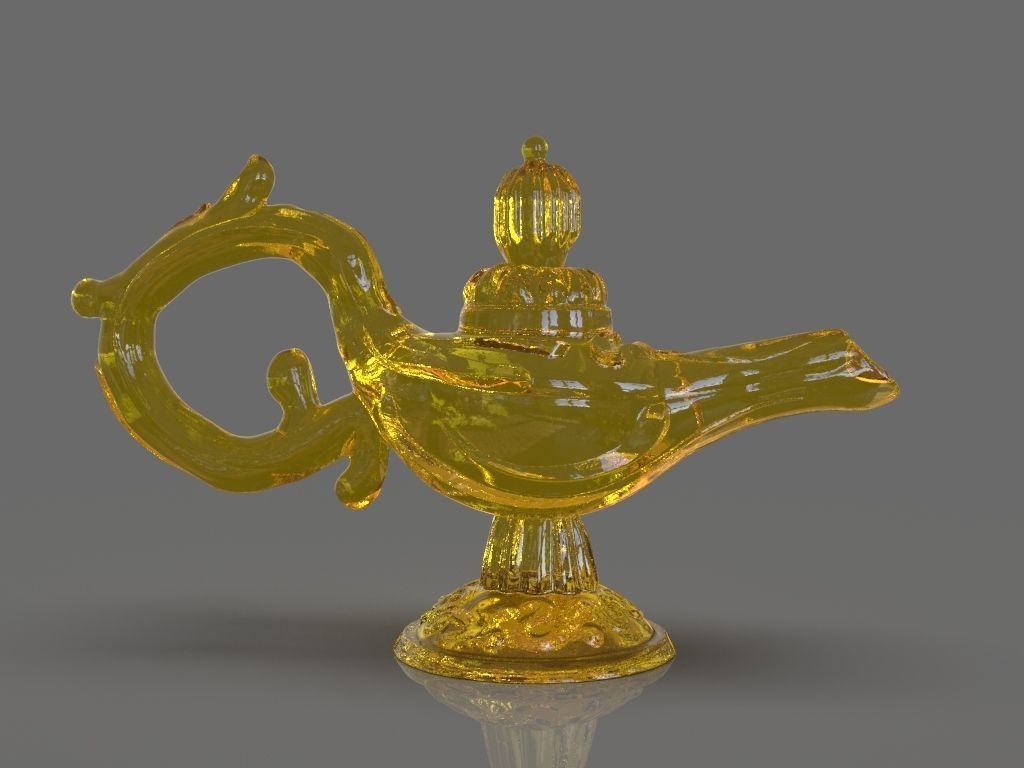 Djinn Genie Sculpture 3D Print and Timelapse 3D print model_24