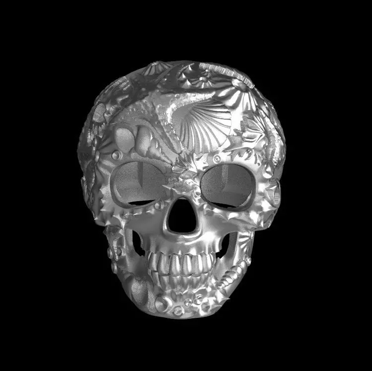 ring skull 3D print model