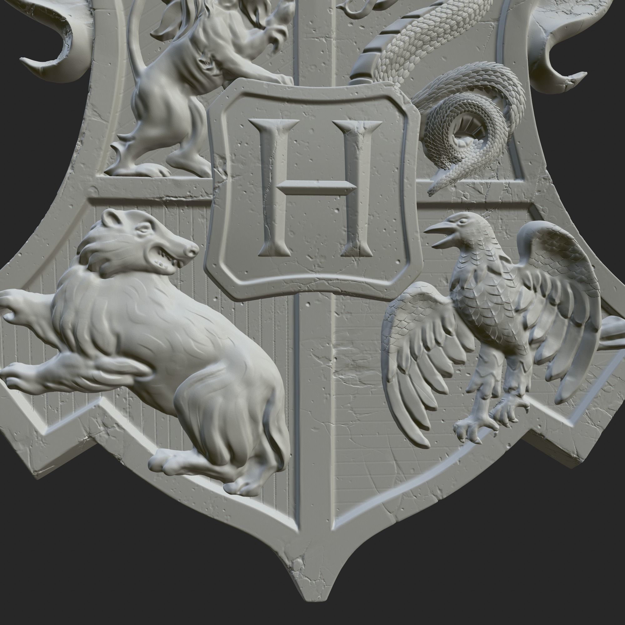3d Model Hogwarts Crest Printable vrogue co 3d Model Hogwarts Crest Printable vrogue co