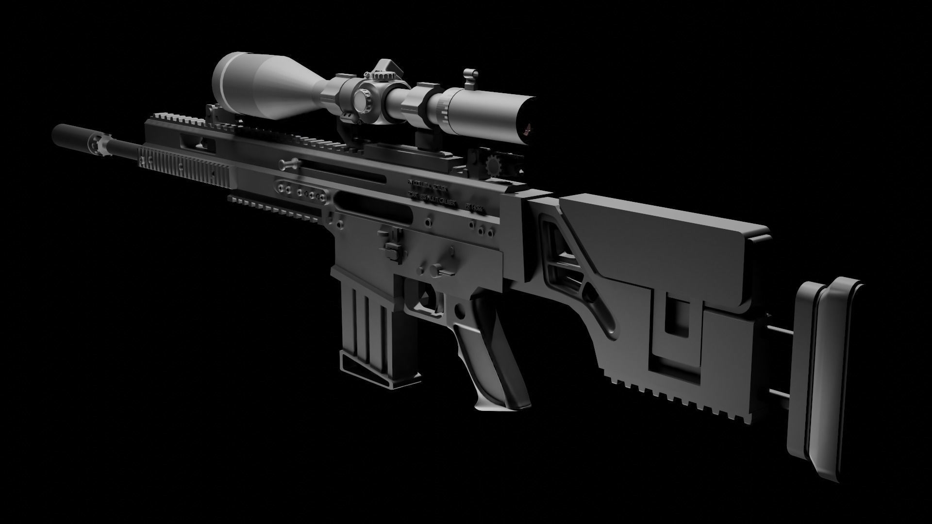 scar 20 3D model_3