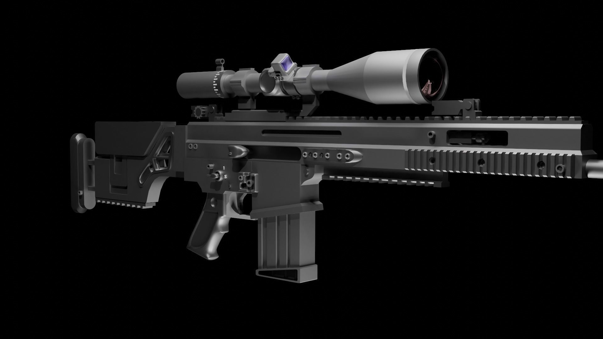 scar 20 3D model_7