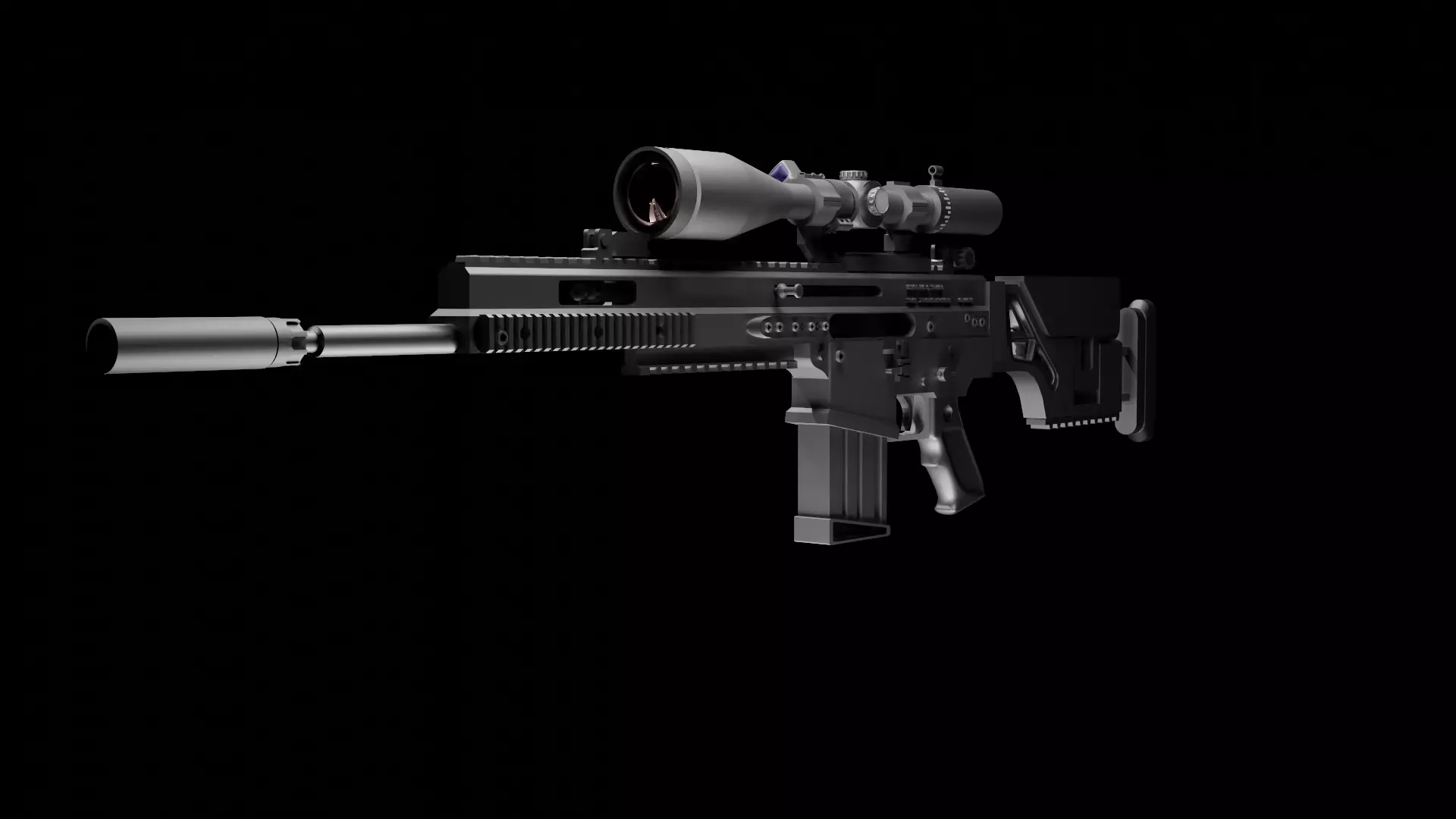scar 20 3D model_0