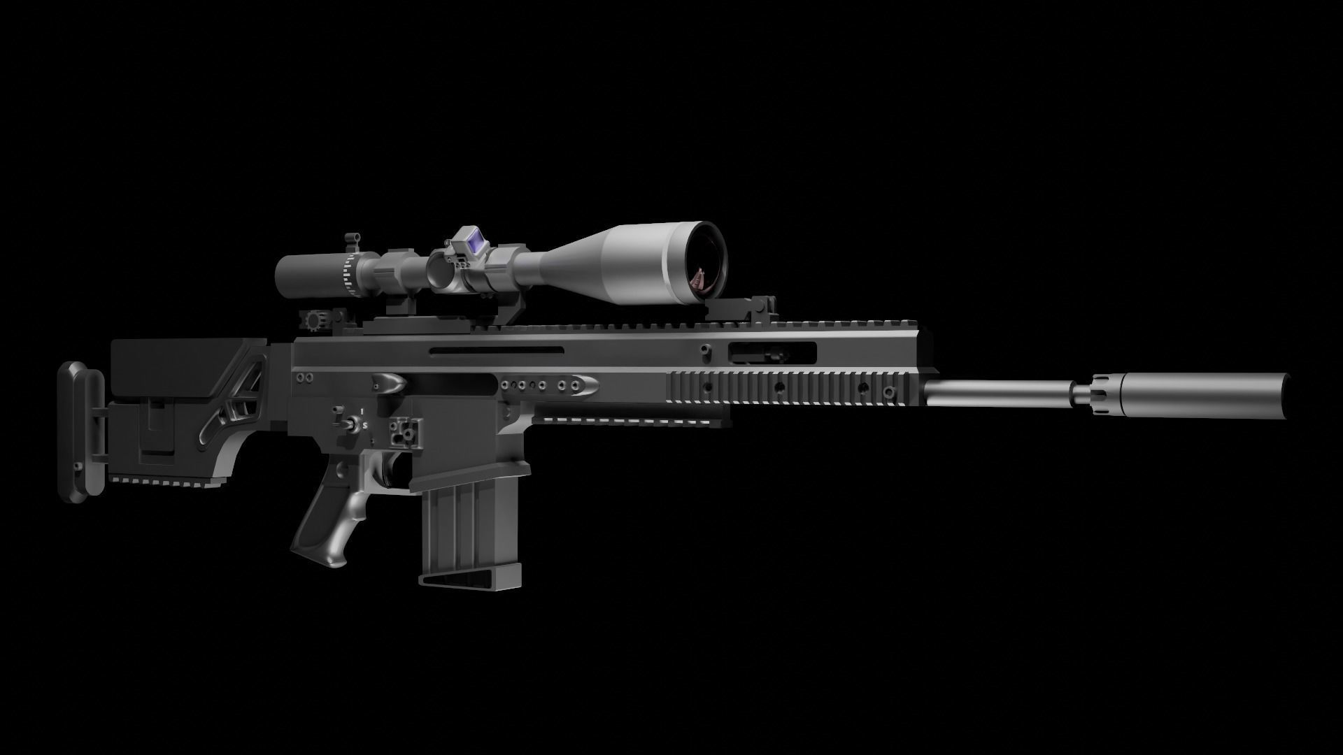 scar 20 3D model_2