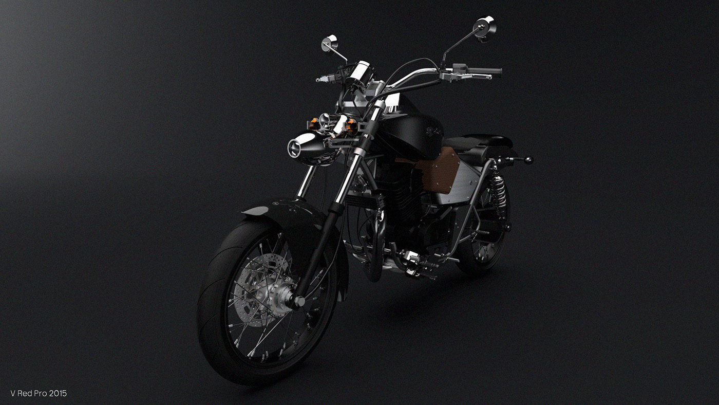Bajaj Avenger  Motorcycle Redesigned 3d Autodesk Alias Model 3D model_1