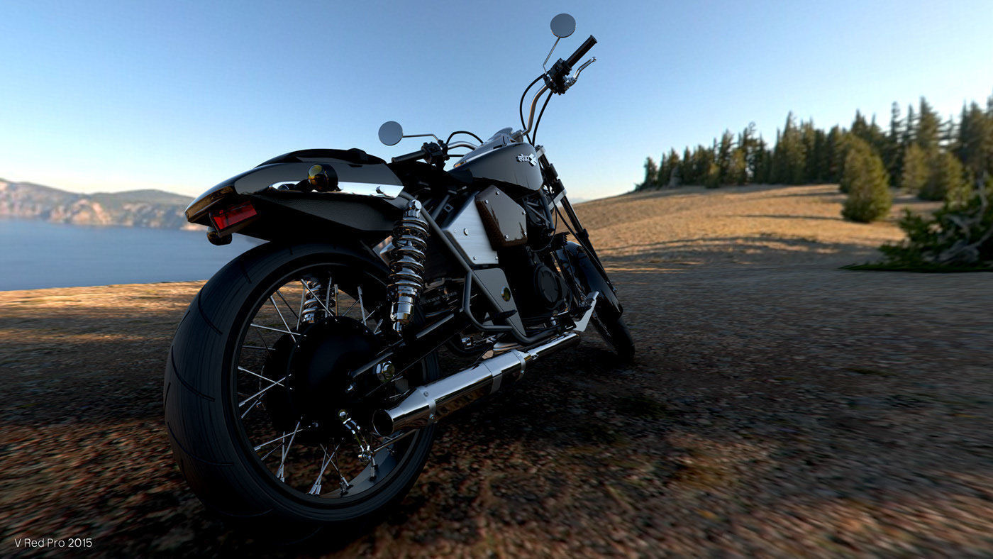 Bajaj Avenger  Motorcycle Redesigned 3d Autodesk Alias Model 3D model_7