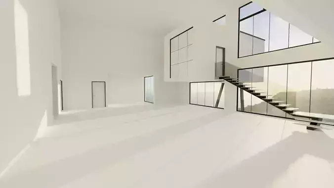 Modern House Scene - empty