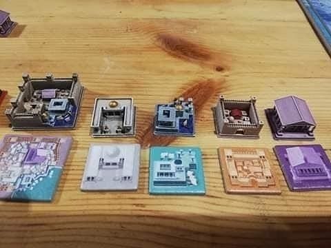 Cyclades board game custom made buildings upgrade 3D print model