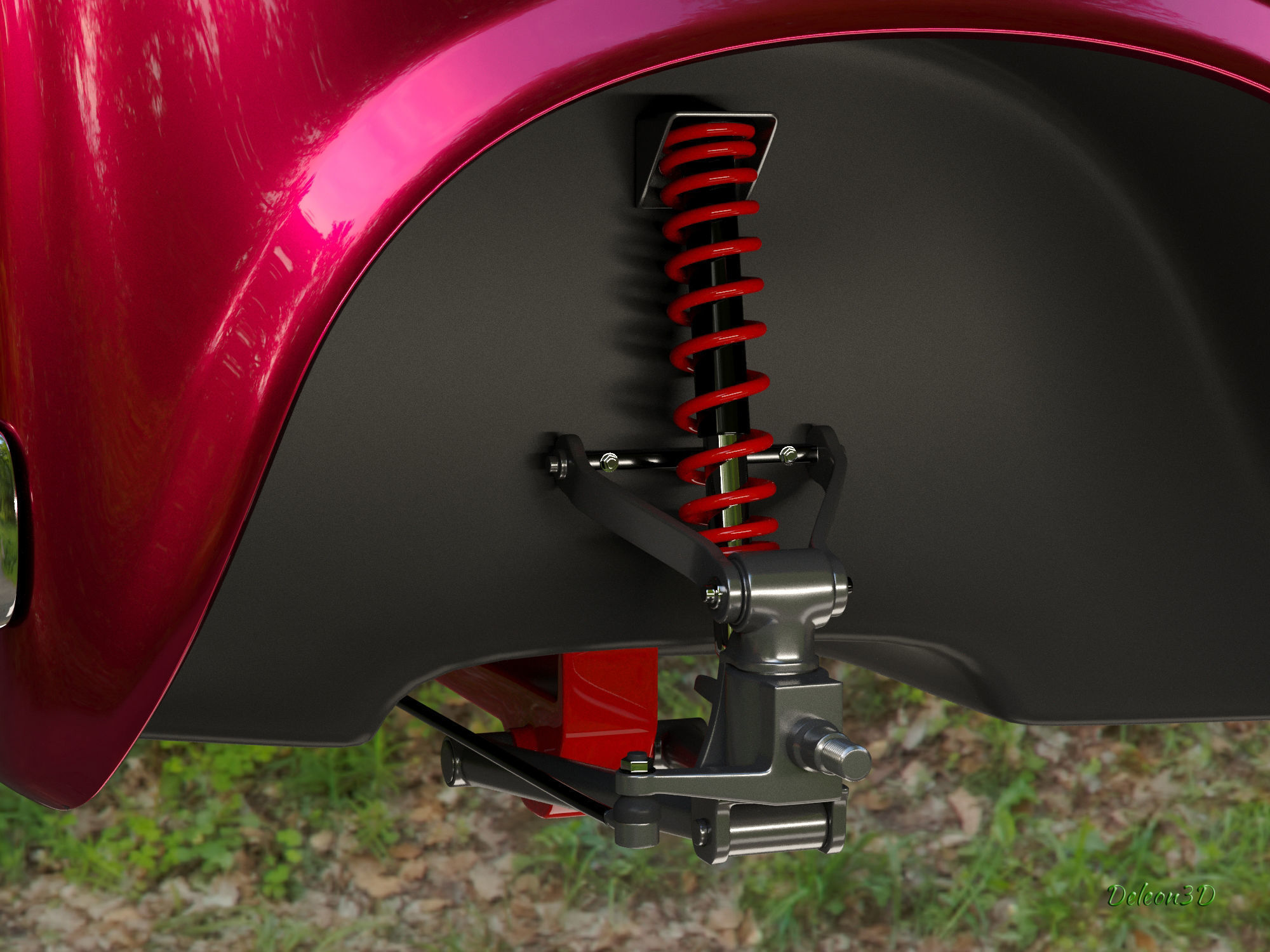 Fiat 600 3D model_12