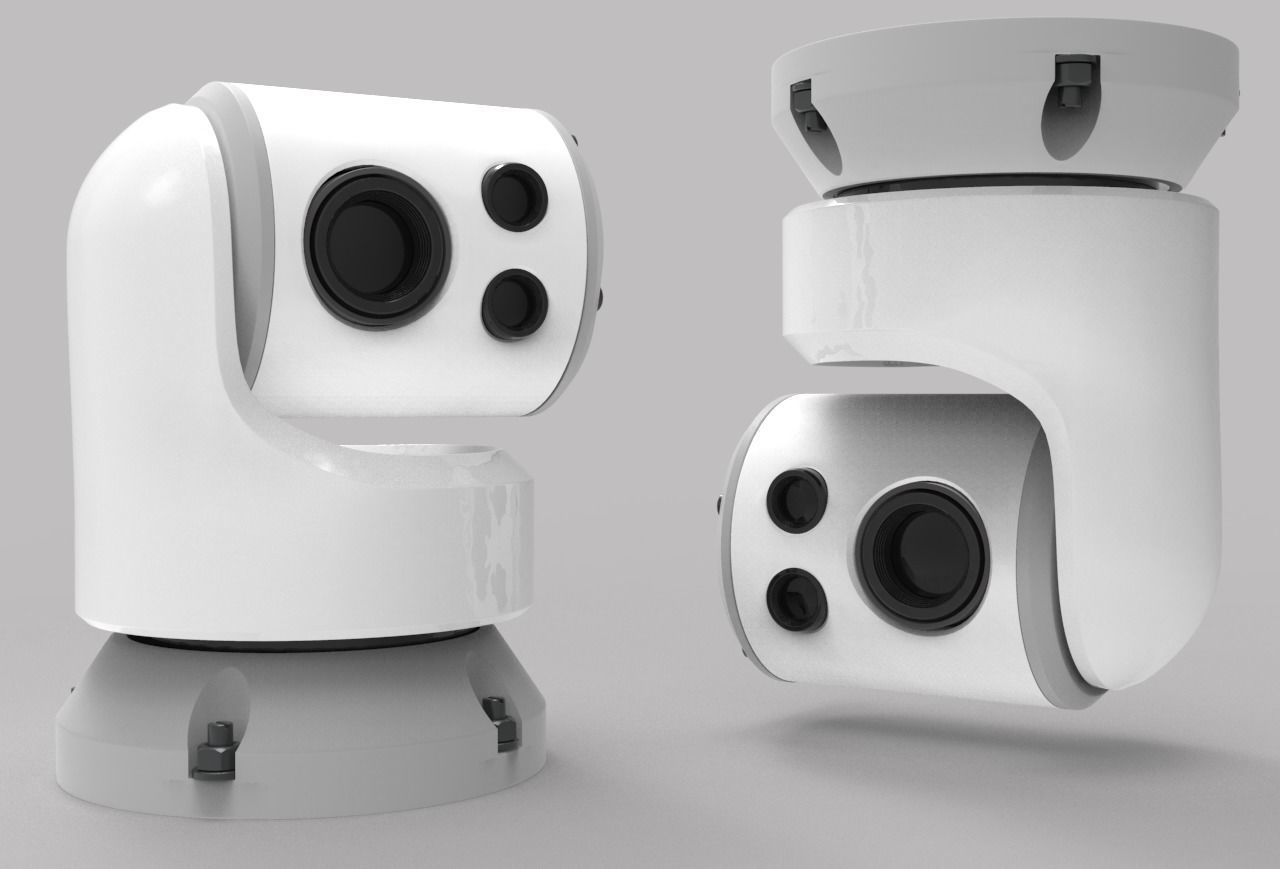 security camera  3D model_1