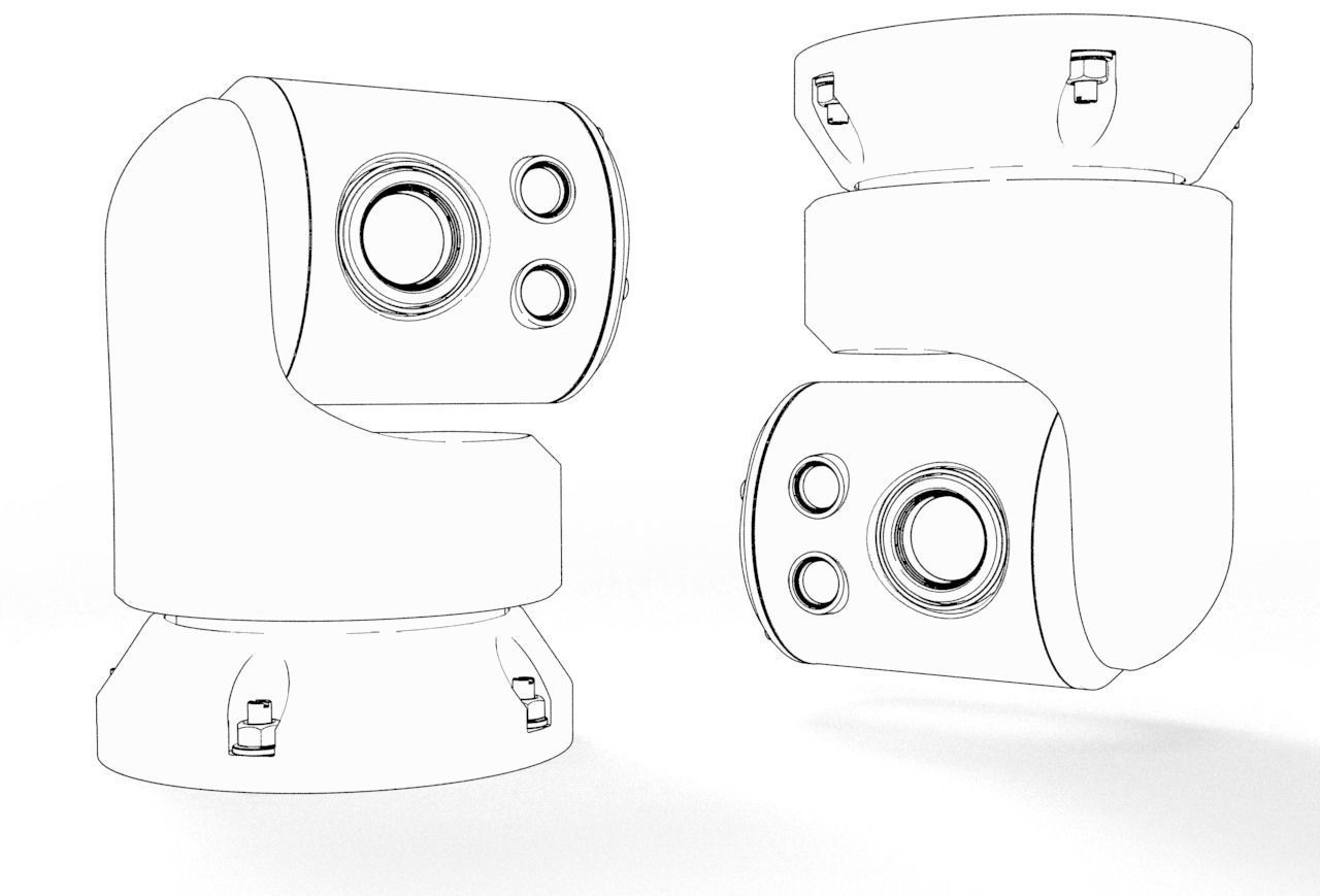 security camera  3D model_14