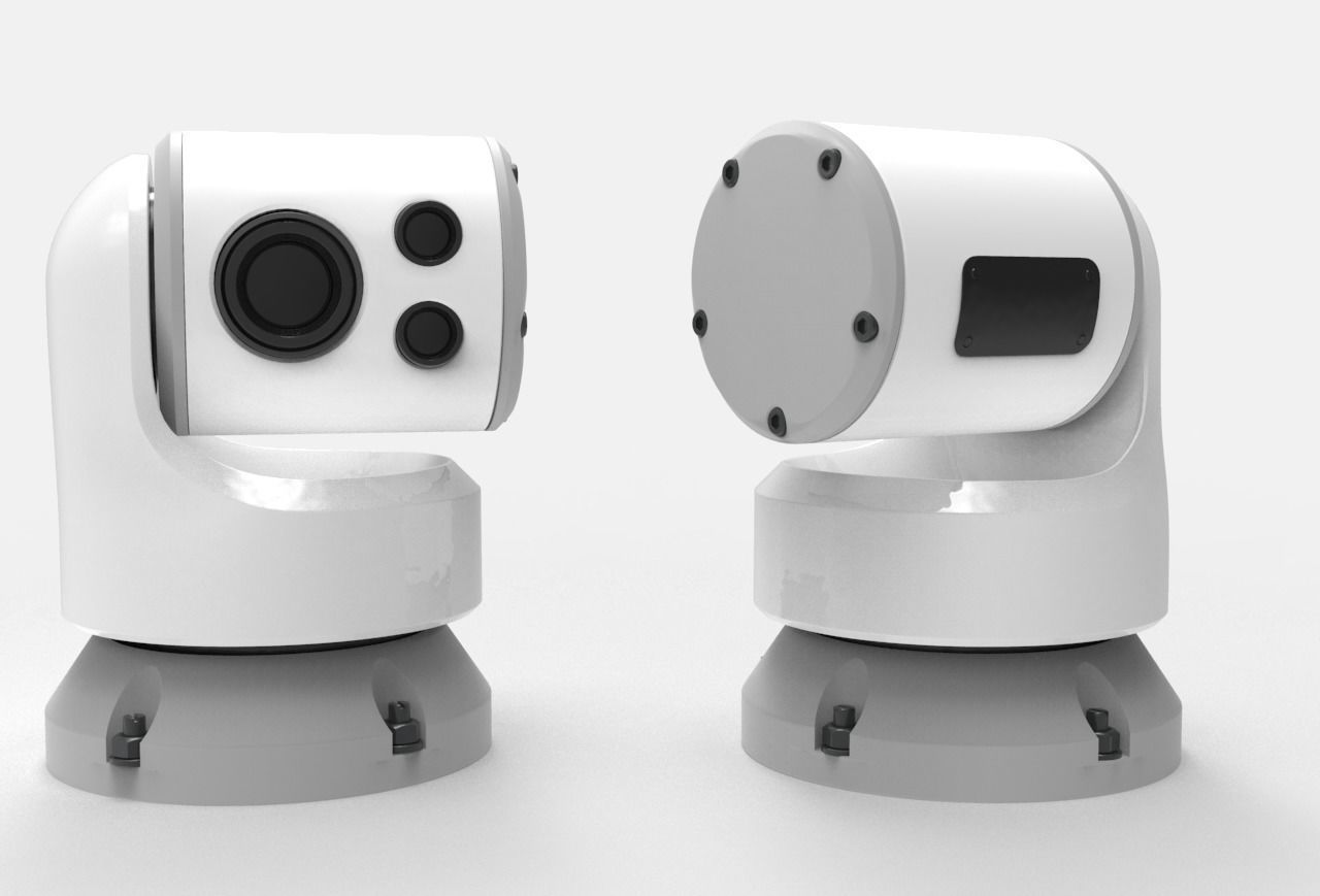 security camera  3D model_4