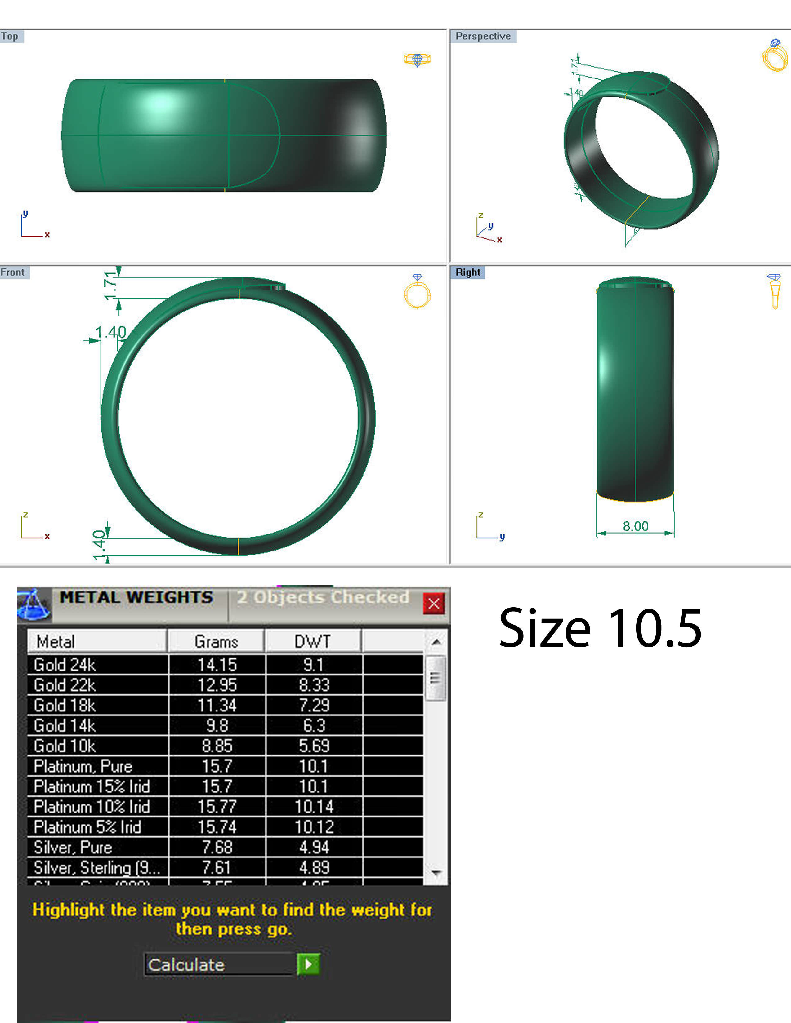 3DM Round Ring U01 3D print model_2