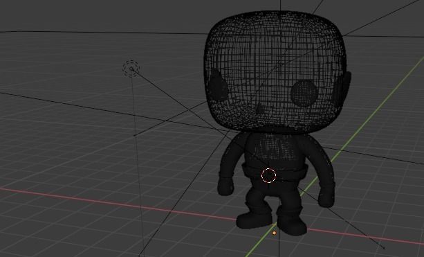 DealPool Funko Pop Free low-poly 3D model_5