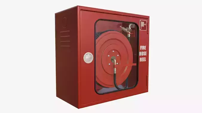 Fire hose reel glass box