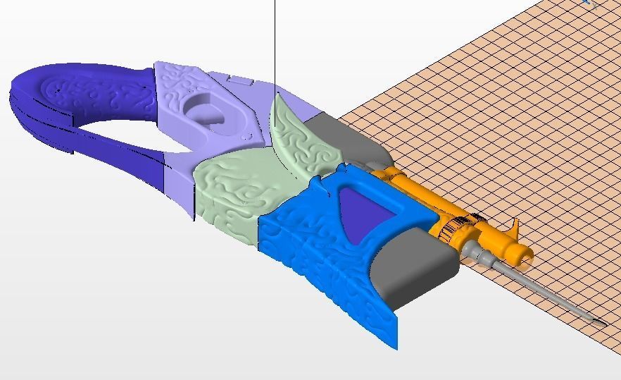 Carpathian Dragons BloodRayne 2 for cosplay 3D model_4