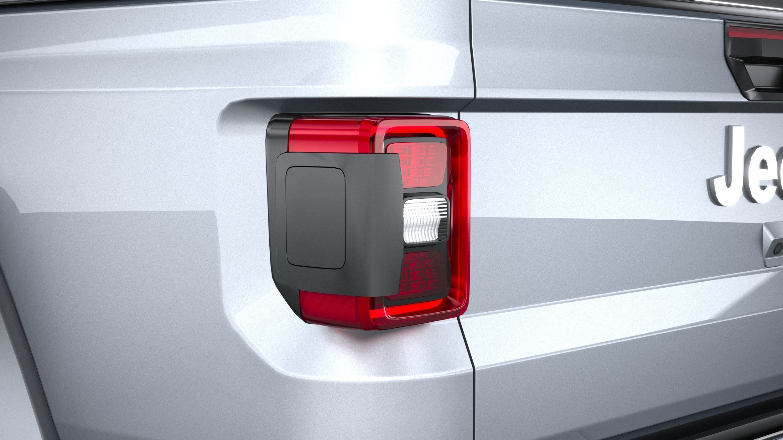 Jeep Gladiator 2020 LowPoly 3D model_15