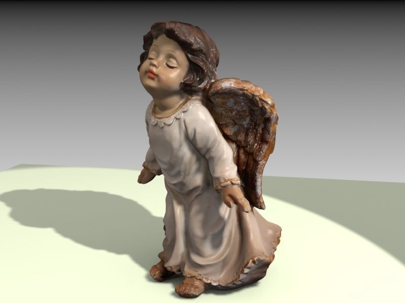 Pretty little Angel 3D print model_2