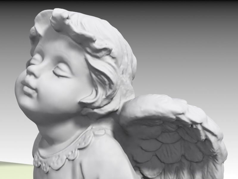 Pretty little Angel 3D print model_6