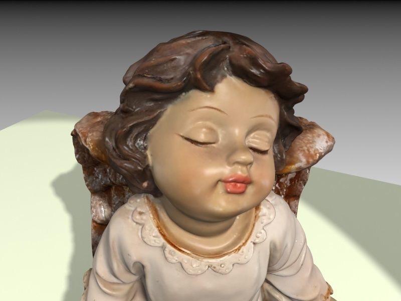 Pretty little Angel 3D print model_1