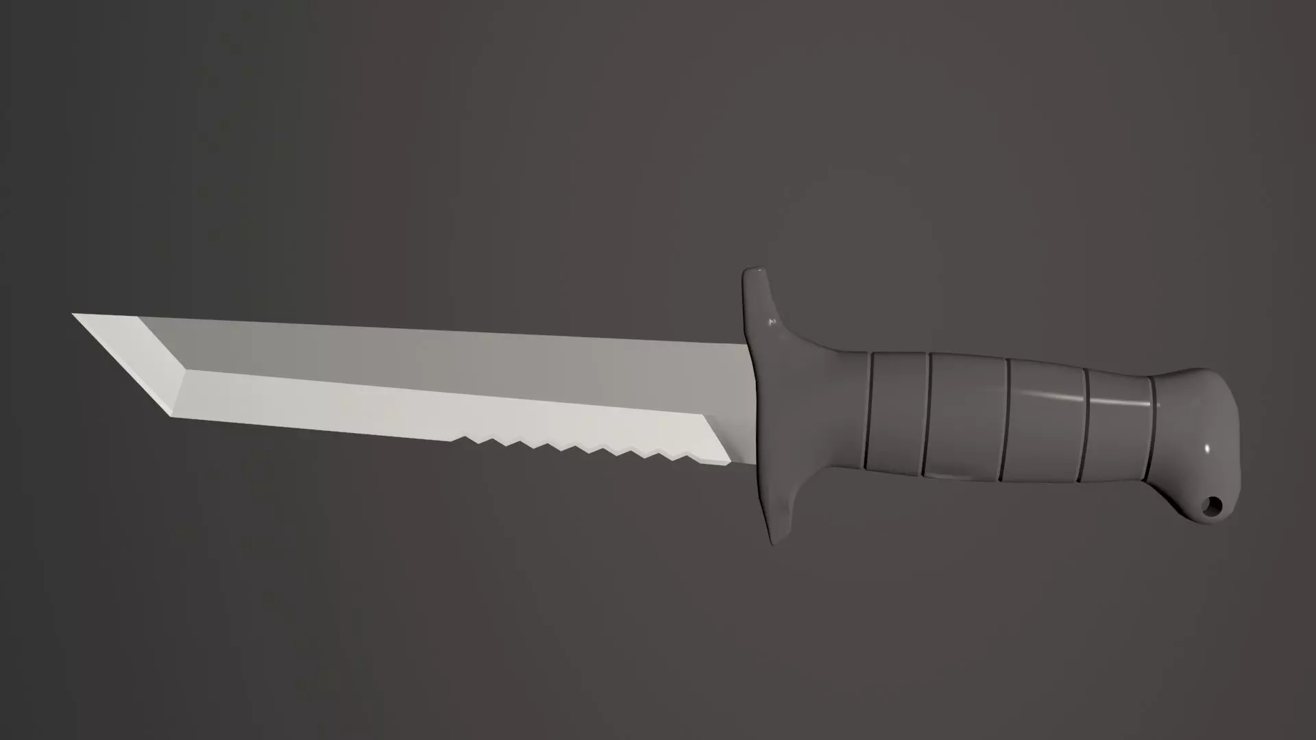 Samurai Knife 3D model_0