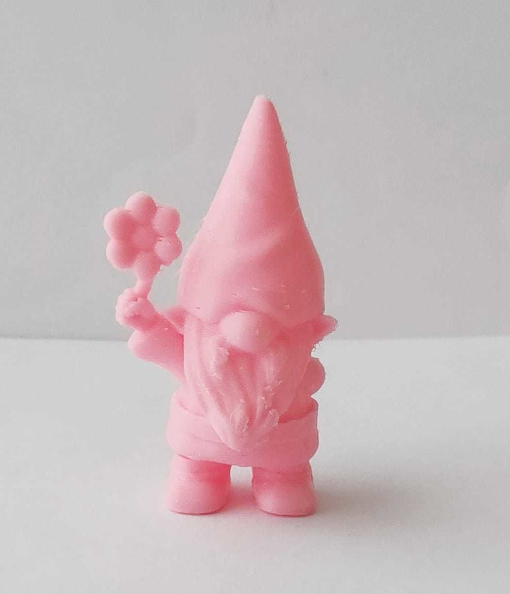 Cute Gnome Flower  3D print model_4