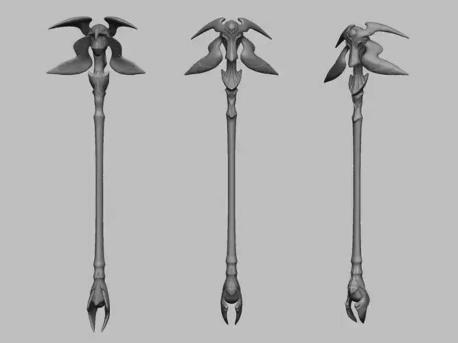 Thyrus Atma Staff - Final Fantasy XIV 3d print 3D print model