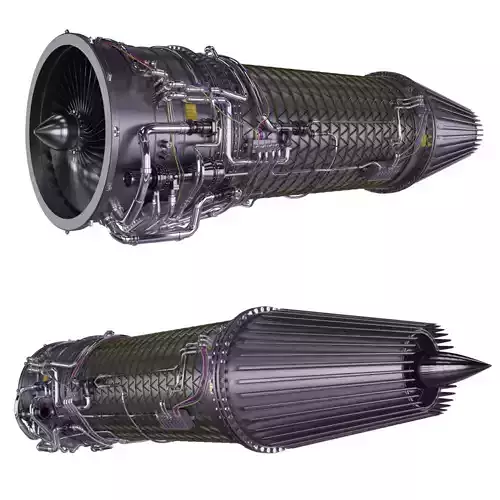 Engine jet  3D model
