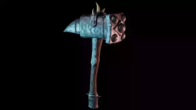 Stylized Warhammer Free low-poly 3D model