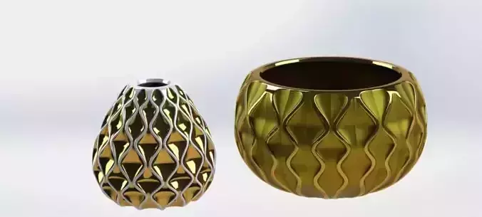 GOLDEN VASES