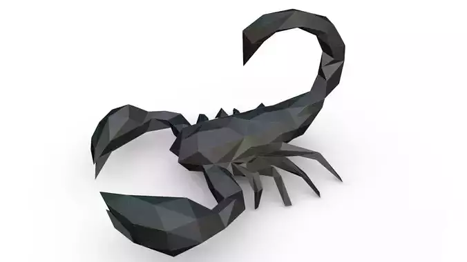 scorpion low poly