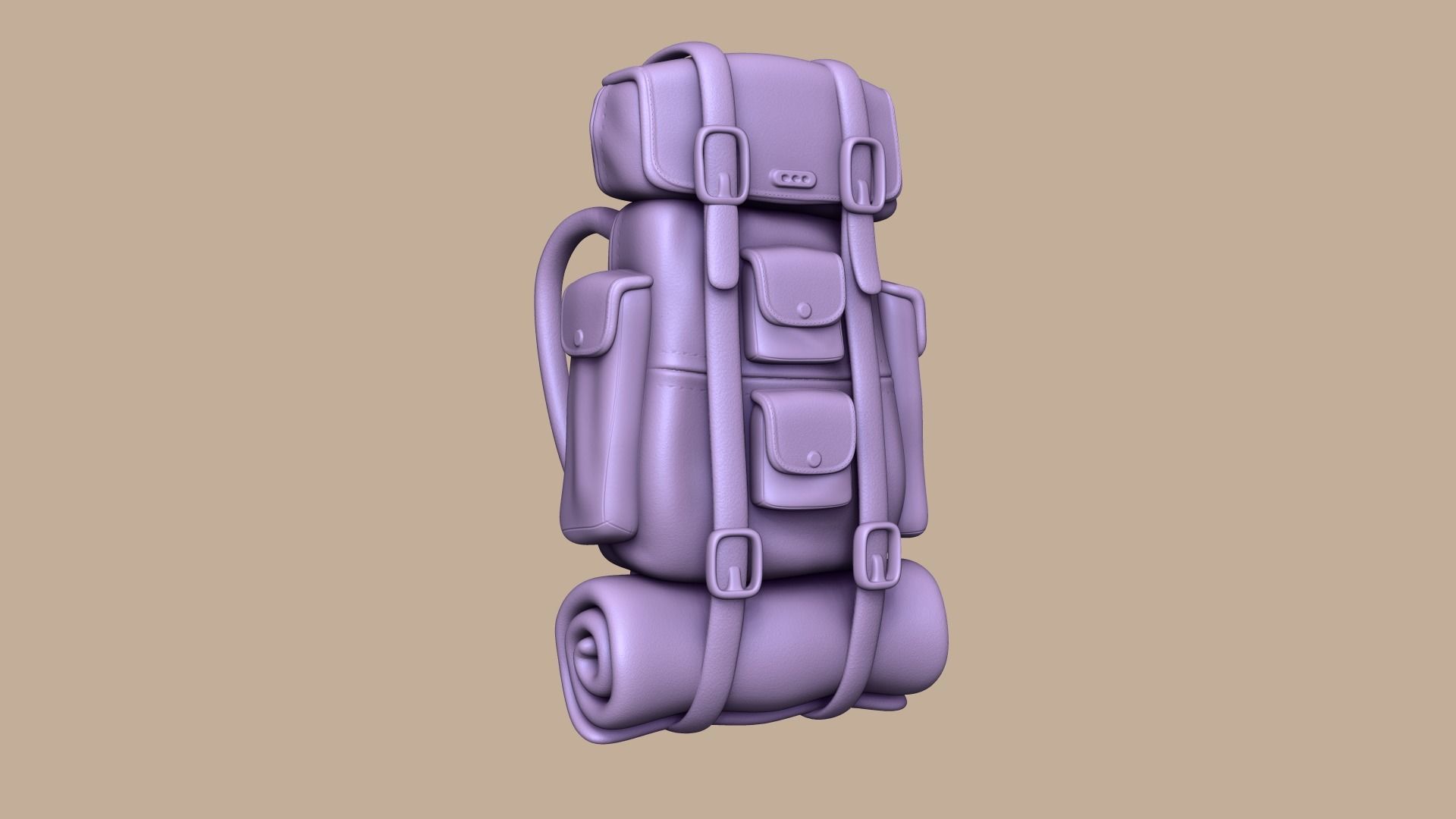 05 Military Backpacks - Army or Soldier Character 3D Model Collection_23