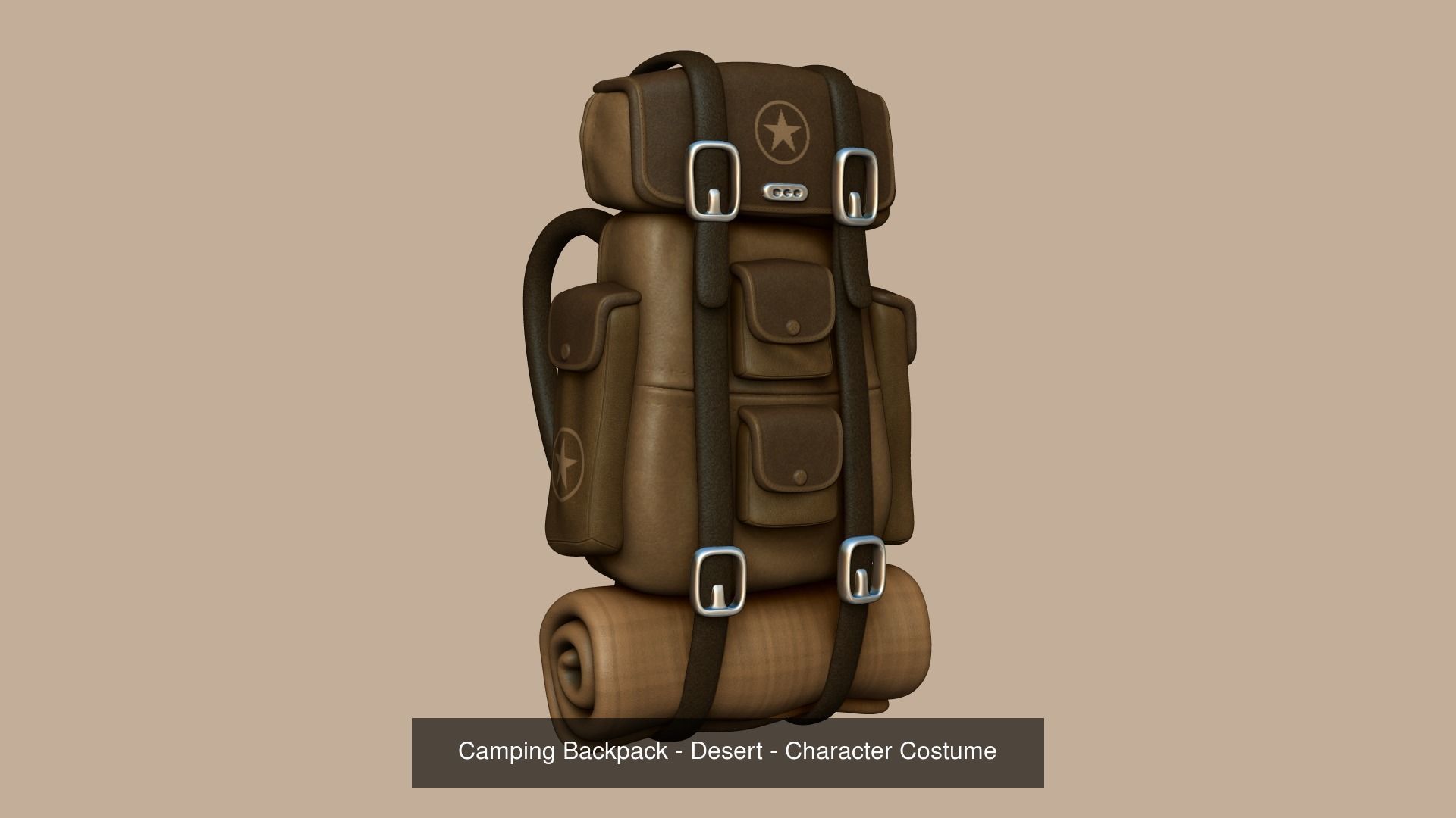 05 Military Backpacks - Army or Soldier Character 3D Model Collection_3
