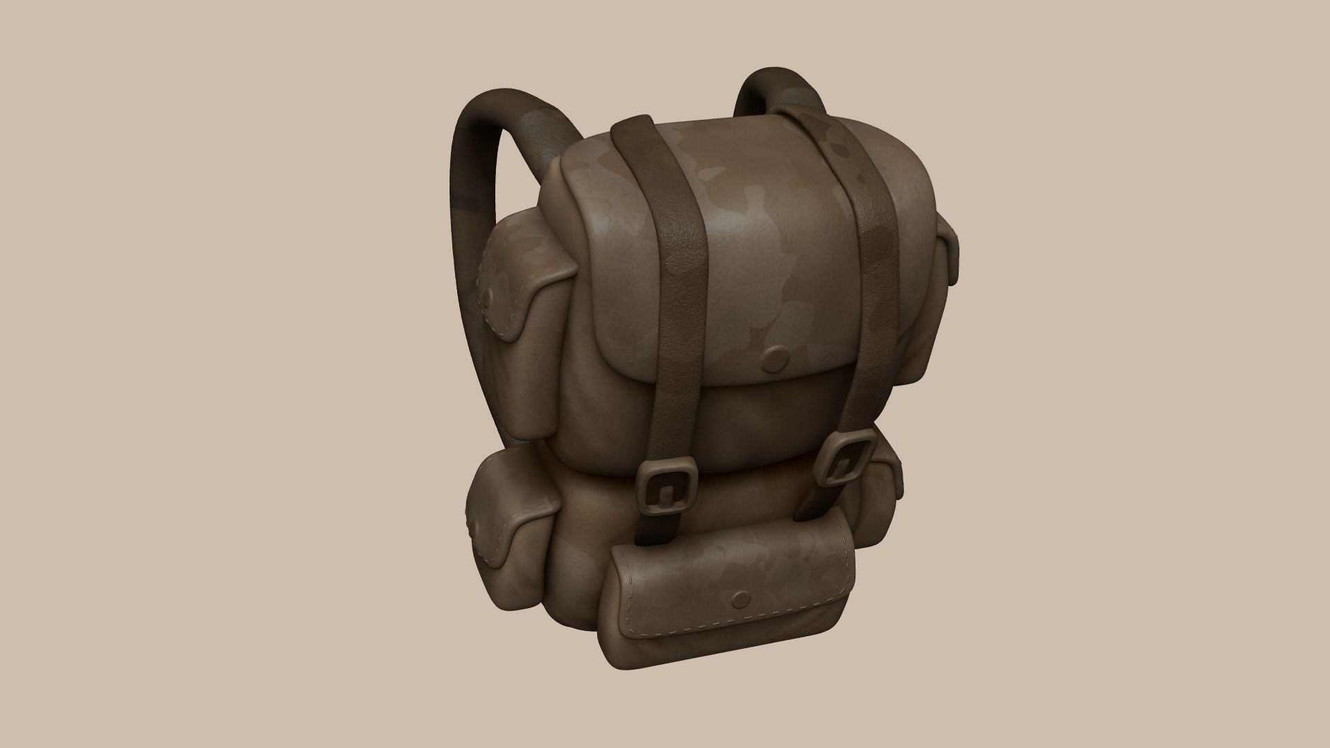 05 Military Backpacks - Army or Soldier Character 3D Model Collection_14